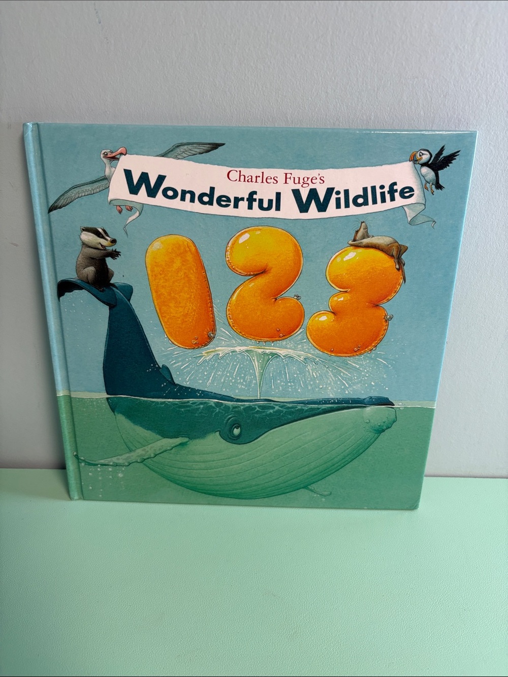 Charles Fuge’s Wonderful Wildlife 123 Book, Kids Hardcover Book